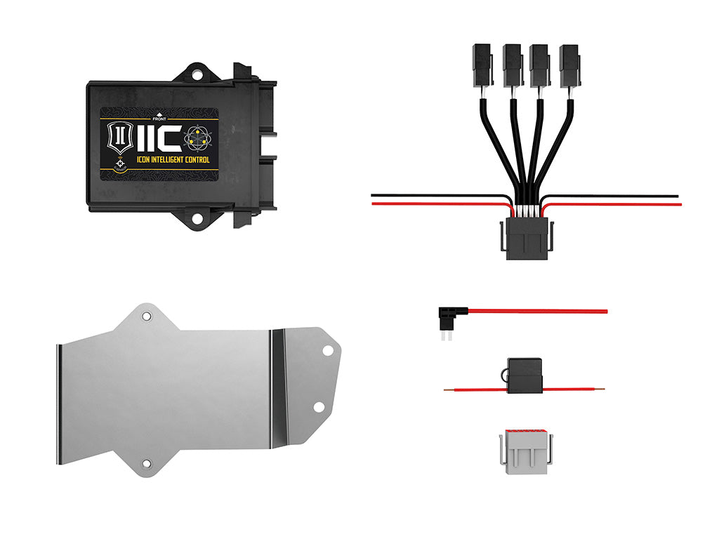 ICON 2018-2023 JEEP WRANGLER JL/2020-2023 JEEP GLADIATOR, ICON INTELLIGENT CONTROL (IIC) INSTALL KIT