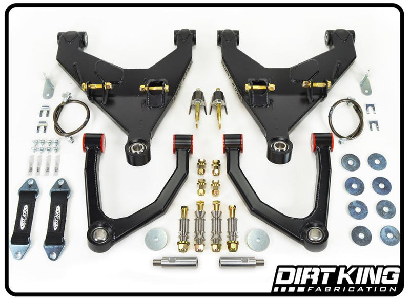 Dirt King 3.5+ Long Travel Kit with Heim Upper Arms Toyota Tacoma 2016-2023