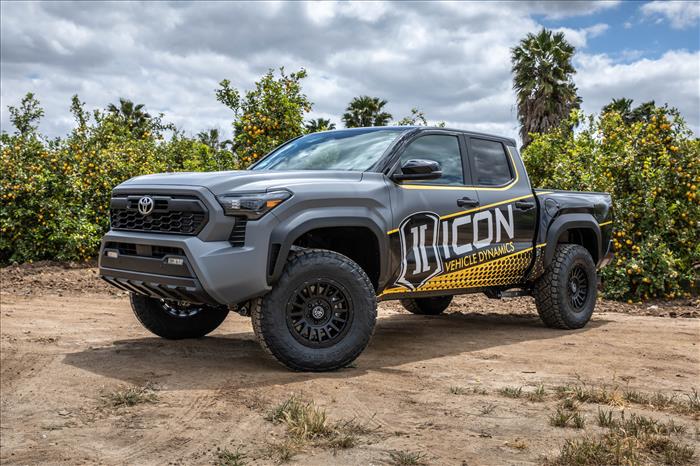 ICON 2024 Toyota Tacoma 1.25-3" Lift, Stage 4 Suspension System, Tubular UCA w/ Triple Rate Rear Springs