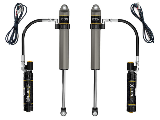 ICON 2020-2023 JEEP GLADIATOR/2018-2023 JEEP WRANGLER JL, 2.5" LIFT, FRONT, V.S. 2.5 ALUMINUM SERIES SHOCK ABSORBERS, REMOTE RESERVOIR W/ CDEV, PAIR