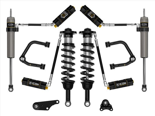 ICON 2024 Toyota Tacoma 1.25-3" Lift, Stage 5 Suspension System, Tubular UCA