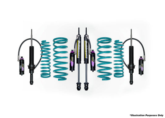 Dobinsons 1.0 - 2.5" MRR 3-way Adjustable Lift Kit for Toyota Land Cruiser 200 Series 2008-2021 - DSSKITMRA25 - DSSKITMRA25